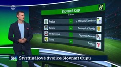 Štvrťfinálové dvojice Slovnaft Cupu