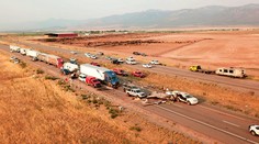 Hromadná havária v piesočnej búrke: Zomrelo 7 ľudí, ďalších prevážali v kritickom stave do nemocníc