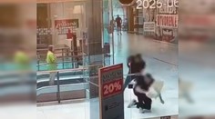 VIDEO: Jeden obchod mu nestačil. Muž po surovom útoku na ochrankára pokračoval v krádeži