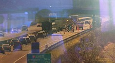 Požiar auta obmedzil dopravu na D1