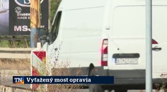 Vyťažený most opravia