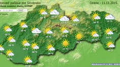 Martin na bielom koni? Zabudnite.... Slnečno a teploty až 17 stupňov C