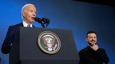 VIDEO: Ďalšie dva Bidenove prešľapy. Zelenského predstavil ako Putina, viceprezidentku si pomýlil s Trumpom