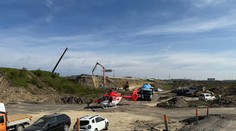 Na stavbe diaľnice D1 zavalilo robotníka, utrpel vážne zranenie