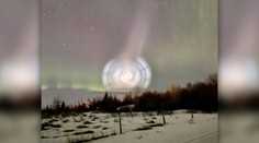 Ako brána do inej galaxie. Nad Arktídou spozorovali úkaz, ktorý zatienil aj polárnu žiaru