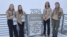 Betlehemské svetlo na Lomnickom štít vyniesli až na druhý pokus. Ten prvý zmarilo počasie