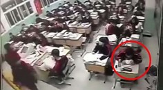 Hrôza na videu: Stredoškolák vyskočil cez vyučovanie z okna