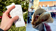 Bratislavské vianočné trhy tradične šokujú cenami. Trdelník za 10, klobása za 12