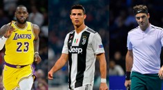 Rebríček 100 najslávnejších športovcov súčasnosti: Najpočetnejšie zastúpenie má futbal