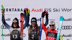 Marta Bassinová zaznamenala premiérový triumf v zjazde. Líderka seriálu bola opäť na pódiu