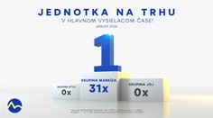 Skupina Markíza bola v januári 2024 silným trhovým lídrom s výrazným medziročným rastom, Televízne noviny top programom mesiaca