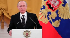 Vladimir Putin poprial ruskému národu mier a prosperitu