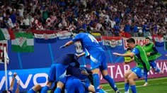FOTO+VIDEO: Šok v Lipsku. Chorváti boli sekundy od postupu, schladil ich prvým gólom za Taliansko Zaccagni
