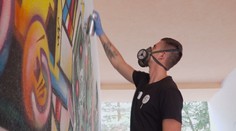 Grafiťáka zo Žiliny inšpiroval velikán výtvarnej tvorby