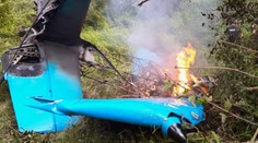 VIDEO: Pri obci Kotešová spadlo malé lietadlo, pilotovi už pomôcť nedokázali