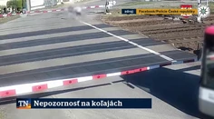 Nepozornosť na koľajách