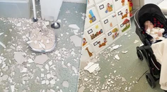 Pri páde omietky na poliklinike v Trnave utrpela mamička otras mozgu. Podľa správcu budovy za to mohol prelet stíhačky