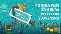 Nový dátový balík 4ky ponúka surfovanie na takmer celom území Slovenska