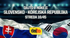 Dajto odvysiela historicky prvý zápas medzi Slovenskom a Južnou Kóreou