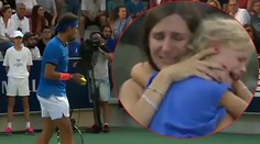 Nadal prerušil zápas kvôli zúfalej matke, ktorej sa stratila dcérka