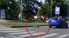 Mladá vodička nedala prednosť chodcovi. Martinčan zázrakom prežil