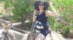 Aďa Poláková na Rodose. Takto vyzerala jej prvá letná cesta