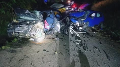 FOTO: Osudná čelná zrážka na juhu Slovenska. Z áut ostali vraky, vodička (†50) neprežila