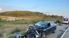 Pri obci Dlhá Ves zahynul motorkár po čelnej zrážke s autom