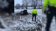 Mimoriadne desivá nehoda pri Zvolene: Auto zhorelo do tla aj s vodičom. Nepoznajú ani jeho totožnosť