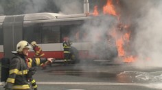 VIDEO: V Banskej Bystrici horel autobus MHD