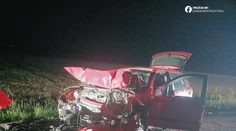 FOTO: Vážna nehoda na strednom Slovensku. Dve autá na totálku kvôli nečakanému vinníkovi