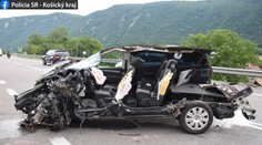 Hrozivá nehoda šiestich áut: Vodičkine auto sa stalo neovládateľným