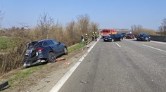 Nehoda na diaľnici D1 smerom do Bratislavy. Premávka bola obmedzená
