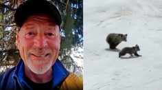 VIDEO: Hravé šantenie medveďov na zjazdovke v Tatrách. Rudolf opísal zážitok na celý život