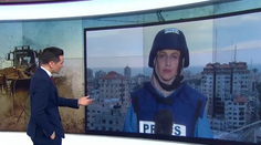 Hrôza v priamom prenose. Raketa vpálila do budovy počas živého vstupu redaktorky v pásme Gazy