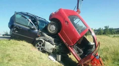 Pri nehode pri obci Horná Strehová sa zranilo šesť ľudí