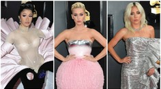 Móda z Grammy: Cukrová vata a perlorodka na červenom koberci