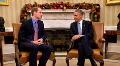 Princ William sa v Bielom dome stretol s Barackom Obamom