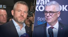 Danko Pellegriniho podporiť nepríde, Fico asi. Korčoka pri príchode do centrály vítali stovky ľudí