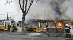 V Budapešti horela električka