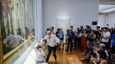 Ďalší útok na umelecké dielo. Aktivisti sa prilepili k Botticelliho obrazu