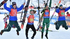 Ženskú štafetu v Hochfilzene vyhrali Talianky, Slovenky po skvelom začiatku až štrnáste
