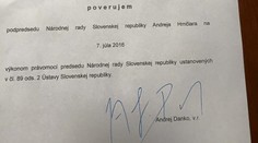 Opozícia pri skúmaní Dankovho podpisu zrejme neoslovila správnych odborníkov