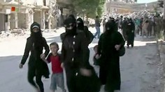 Na sýrske mesto Sarakíb zhodili dva sudy so smrtiacim plynom