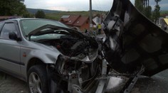 Po nehode v Hôrke ostali dvaja ľudia v nemocnici