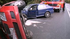 Nebezpečná zákruta na Donovaloch. Po zrážke dvoch áut štyria zranení