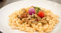 Kurací perkelt s prílohovými haluškami