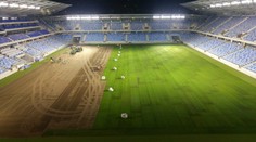 FOTO: Národný futbalový štadión sa zazelenil. Tieto zábery nadchnú každého fanúšika