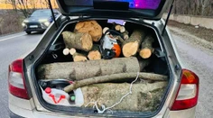 Polícia bola prekvapená, čo v aute našla. Pri obiehaní stratil vodič balans a narazil do dodávky