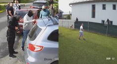 Kukláči vs. pes: Policajná razia v Brezne sa zmenila na napätú scénu. Zasahovali u kolegu
